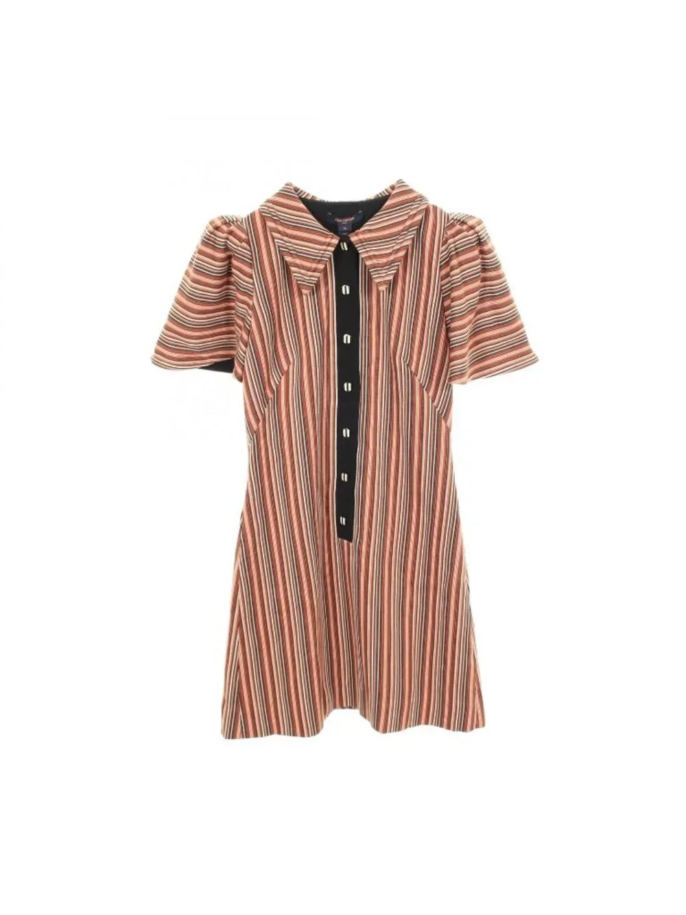 Louis Vuitton Dress Stripe Short Sleeve Vvb Fire 81 Cotton